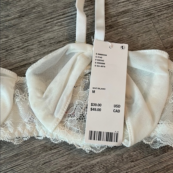 NWT Urban Outfitters White Lace Lingerie Set - Picture 2 of 5